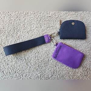Lululemon dual pouch wristlet